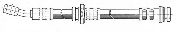 A.B.S. Bremseslange sl5092 for OPEL VAUXHALL SUZUKI