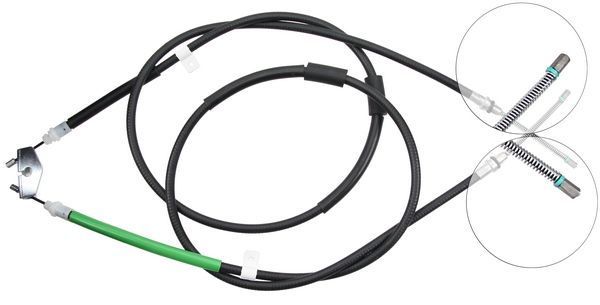 A.B.S. Håndbremsekabel k12405 for FORD
