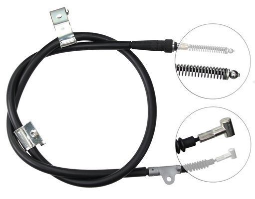A.B.S. Håndbremsekabel k13748 for FORD NISSAN