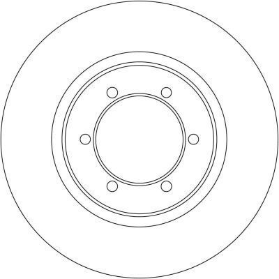 A.B.S. Bremseskive 16168 ventileret 276mm 24mm for MITSUBISHI