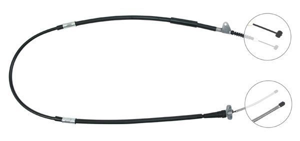 A.B.S. Håndbremsekabel k16048 for TOYOTA