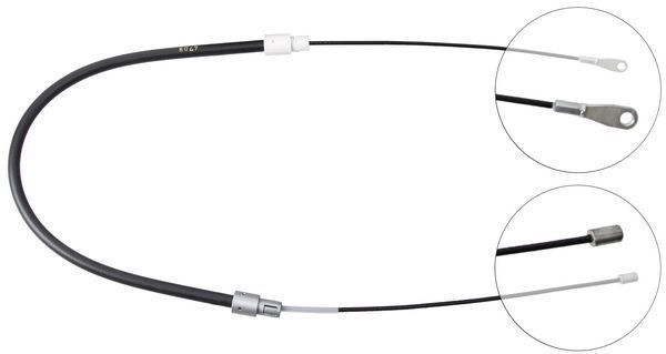 A.B.S. Håndbremsekabel k14657 for MERCEDES-BENZ