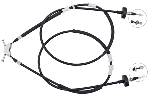 A.B.S. Håndbremsekabel k12046 for OPEL VAUXHALL
