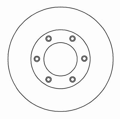 A.B.S. Bremseskive 17015 ventileret 278mm 24mm for SSANGYONG DAEWOO