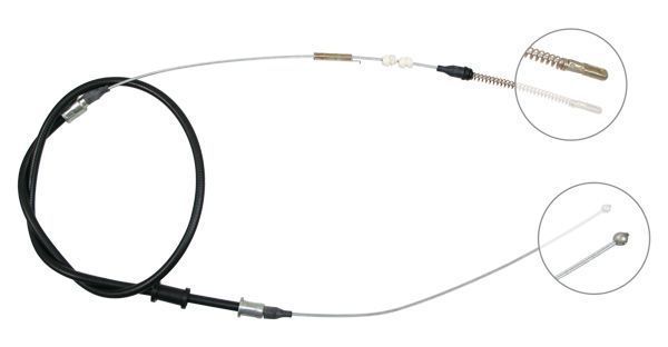A.B.S. Håndbremsekabel k12008 for OPEL VAUXHALL