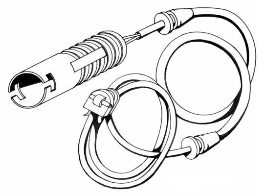 A.B.S. Slidindikator, bremsebelægning 39529 for BMW