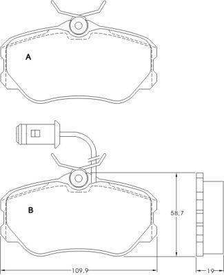 A.B.S. 36806 for ALFAROME/FIAT/LANCI