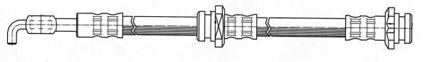 A.B.S. Bremseslange sl3603 for OPEL VAUXHALL ISUZU