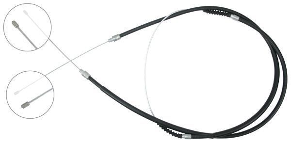 A.B.S. Håndbremsekabel k16825 for FIAT CITROËN PEUGEOT