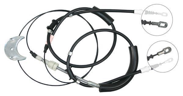 A.B.S. Håndbremsekabel k17565 for FORD