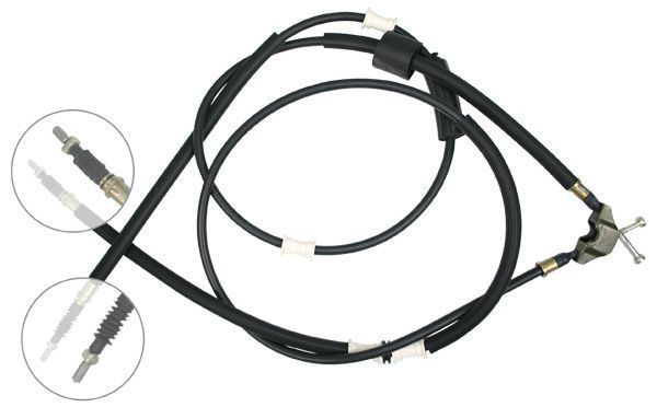 A.B.S. Håndbremsekabel k17135 for OPEL VAUXHALL