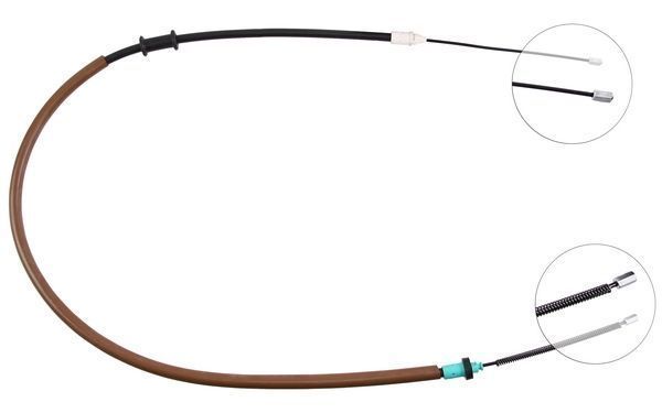 A.B.S. Håndbremsekabel k15638 for NISSAN RENAULT