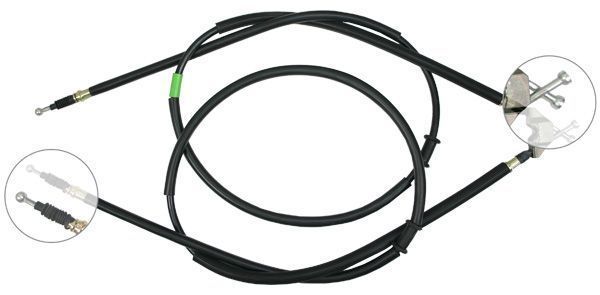 A.B.S. Håndbremsekabel k12815 for OPEL VAUXHALL