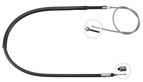 A.B.S. Håndbremsekabel k12030 for BMW