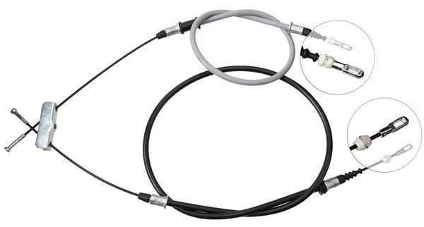 A.B.S. Håndbremsekabel k12018 for OPEL VAUXHALL