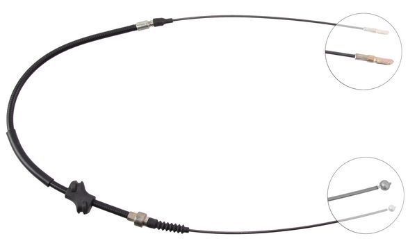 A.B.S. Håndbremsekabel k10158 for VAG
