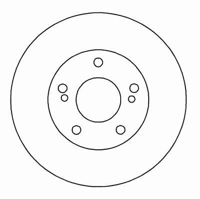 A.B.S. Bremseskive 16040 ventileret 280mm 22mm for NISSAN INFINITI
