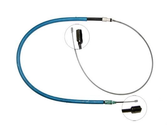 A.B.S. Håndbremsekabel k17326 for PEUGEOT CITROËN