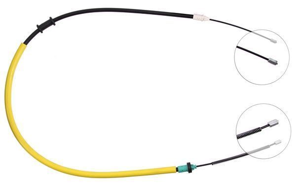 A.B.S. Håndbremsekabel k15627 for NISSAN RENAULT