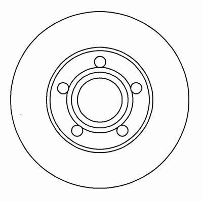 A.B.S. Bremseskive 16248 ventileret 276mm 25mm for VAG