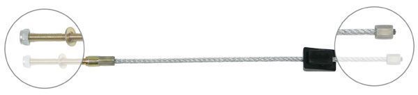 A.B.S. Håndbremsekabel k17391 for FORD