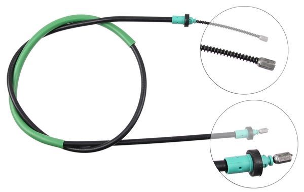 A.B.S. Håndbremsekabel k19066 for RENAULT DACIA