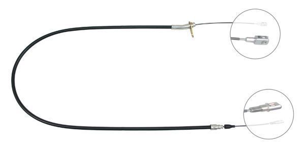 A.B.S. Håndbremsekabel k11267 for MERCEDES-BENZ