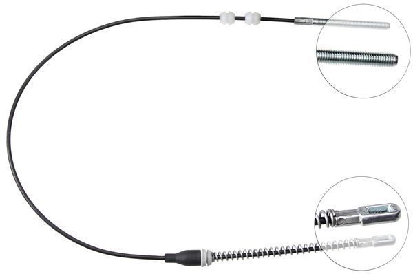 A.B.S. Håndbremsekabel k12027 for OPEL VAUXHALL