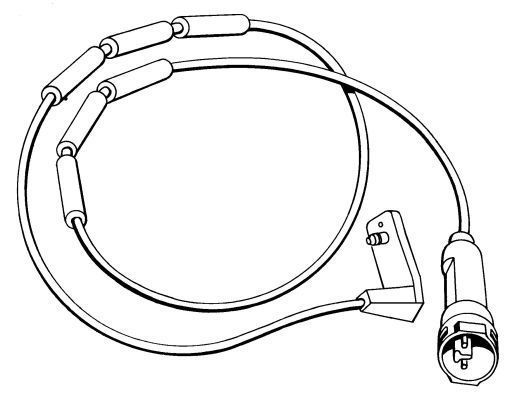 A.B.S. Slidindikator, bremsebelægning 39527 for OPEL CHEVROLET