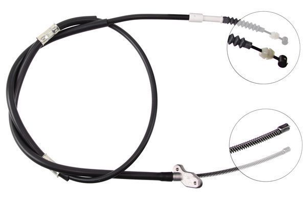 A.B.S. Håndbremsekabel k16028 for TOYOTA