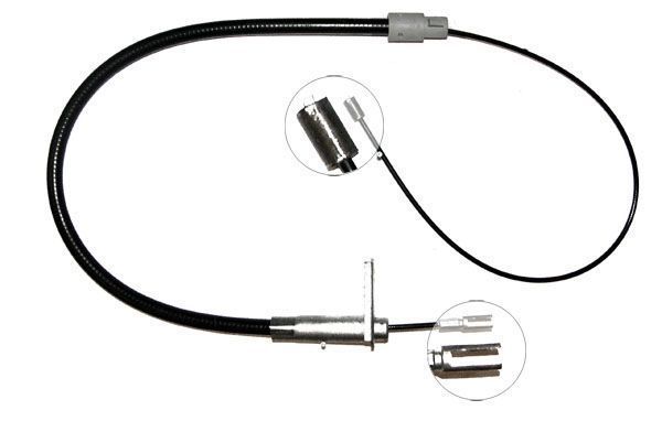 A.B.S. Håndbremsekabel k19626 for MERCEDES-BENZ