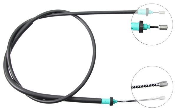 A.B.S. Håndbremsekabel k13006 for LADA DACIA