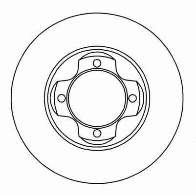 A.B.S. Bremseskive 15874 ventileret 238mm 18mm for MAZDA FORD USA MERCURY