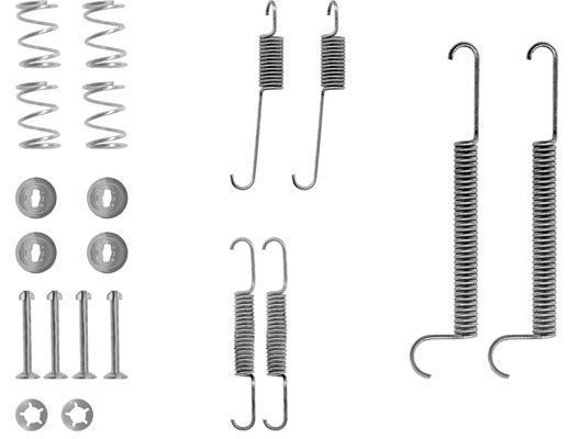A.B.S. Tilbehørssæt, bremsebakker 0746q for OPEL VAUXHALL