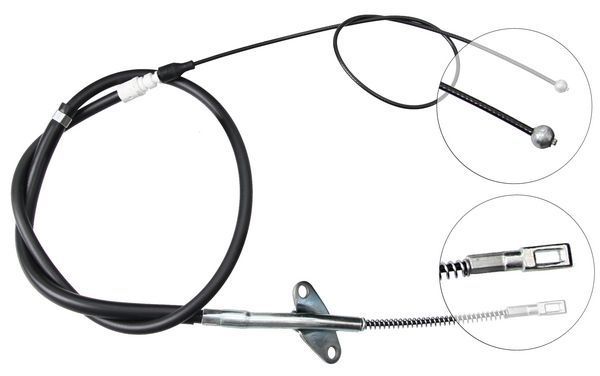 A.B.S. Håndbremsekabel k11317 for MERCEDES-BENZ