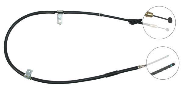 A.B.S. Håndbremsekabel k14057 for HYUNDAI