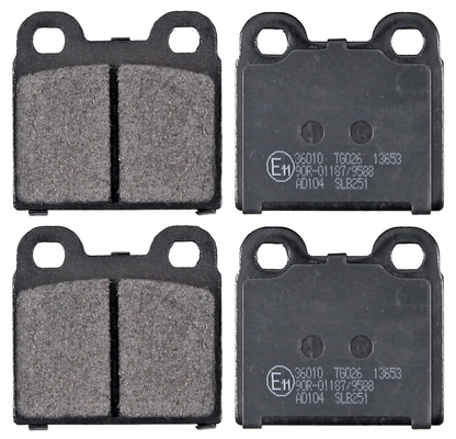 A.B.S. Bremseklodser 36010 for SAAB ALFAROME/FIAT/LANCI BMW