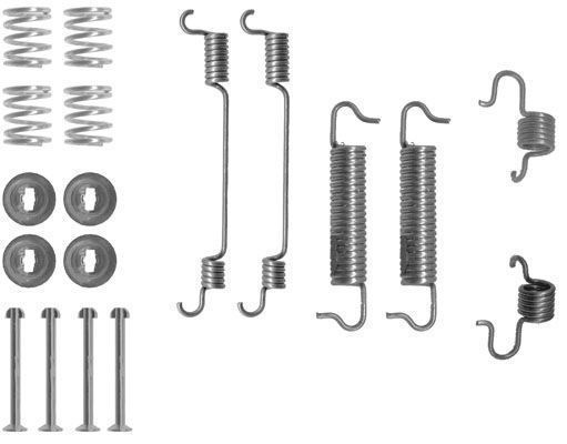 A.B.S. Tilbehørssæt, bremsebakker 0780q for OPEL VAUXHALL RENAULT