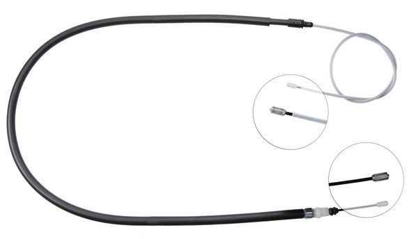 A.B.S. Håndbremsekabel k13176 for PEUGEOT