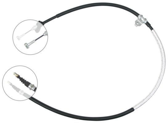 A.B.S. Håndbremsekabel k14348 for LANCIA