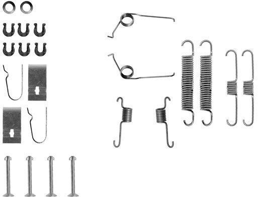A.B.S. Tilbehørssæt, bremsebakker 0693q for DAIHATSU