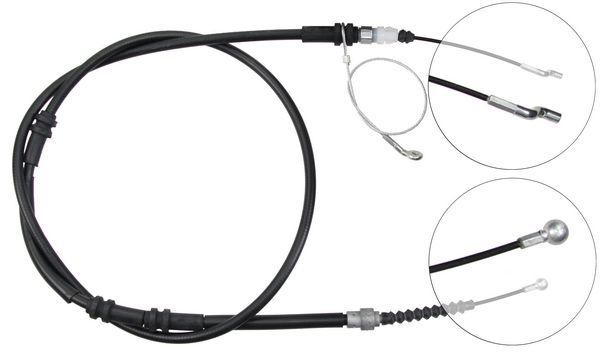 A.B.S. Håndbremsekabel k13806 for VAG VW