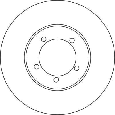 A.B.S. Bremseskive 16283 fuld 276mm 14mm for LDV