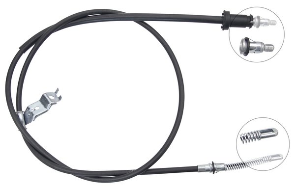 A.B.S. Håndbremsekabel k12104 for FIAT / LANCIA JEEP