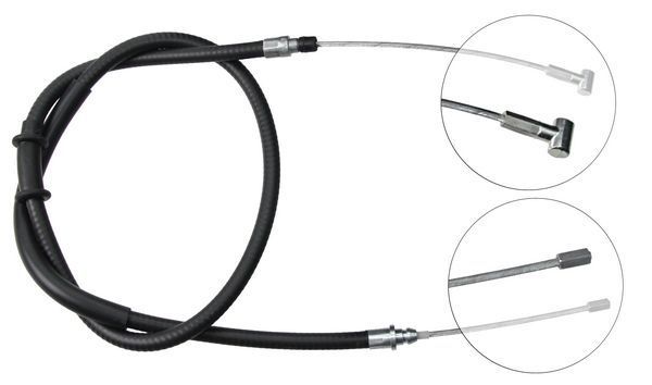 A.B.S. Håndbremsekabel k13286 for PEUGEOT FIAT VAUXHALL