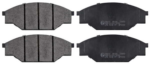 A.B.S. Bremseklodser 36603 for TOYOTA VAG GREAT WALL