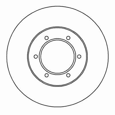 A.B.S. Bremseskive 16910 ventileret 258mm 26mm for KIA