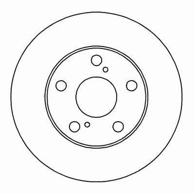 A.B.S. Bremseskive 16220 ventileret 275mm 28mm for TOYOTA LEXUS