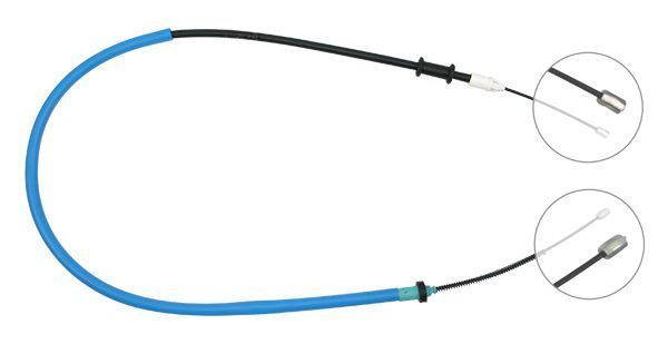 A.B.S. Håndbremsekabel k15628 for NISSAN RENAULT