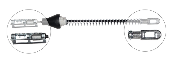 A.B.S. Håndbremsekabel k13884 for OPEL VAUXHALL